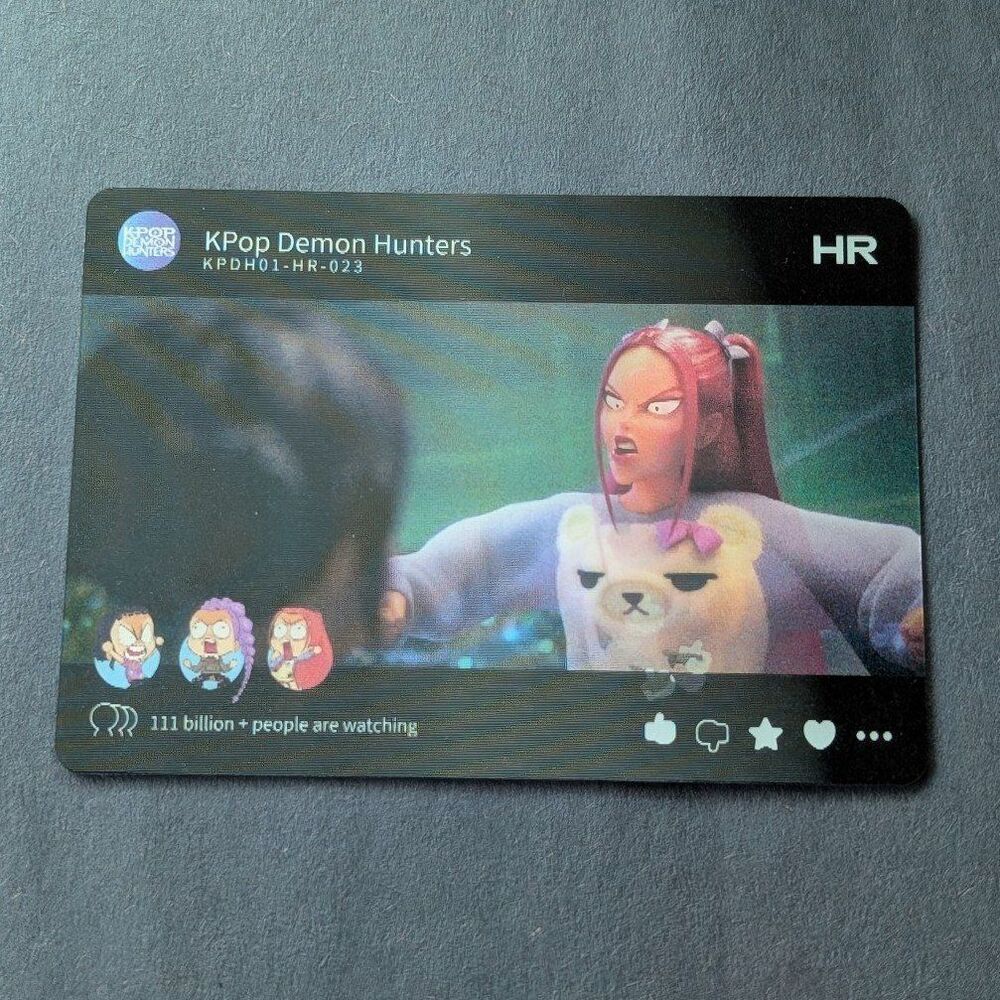 Kayou K-Pop Demon Hunters Mira Lenticular Motion HR Card KPDH01-HR-023